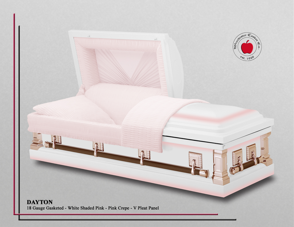 Dayton White Shaded Pink